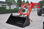 TZ04D Farm Tractor Attachments , 0.16m3 Tractor Front End Loader Bucket